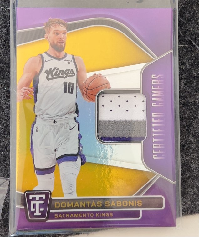 2024-25 Panini Totally Certified Certified Gamers #CG-DS Domantas Sabonis — front