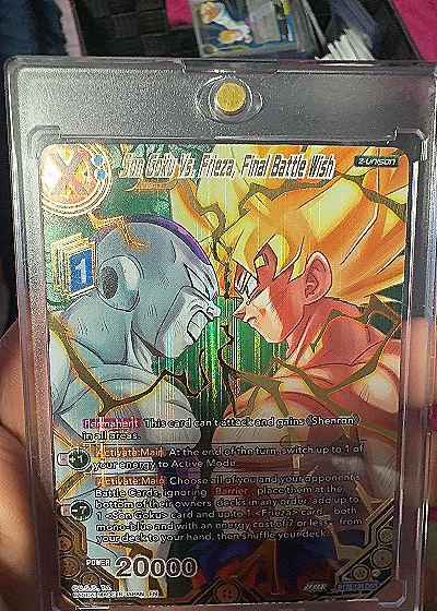 2022 Dragon Ball Super Card Game #BT12-154 Goku vs. Frieza, Final Battle Wish — front
