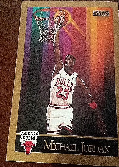 1990 Skybox #41 Michael Jordan Chicago Bulls — front