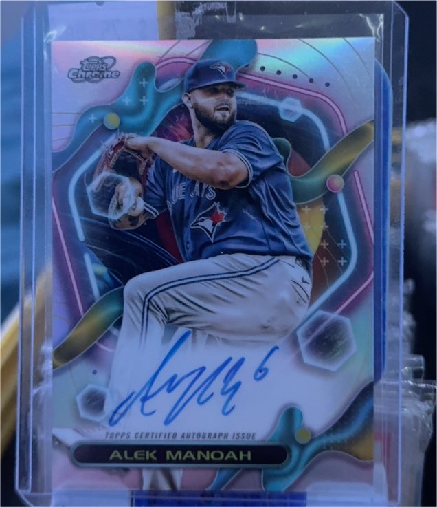 2023 Topps Chrome Cosmic #CCA-AM Alek Manoah — front