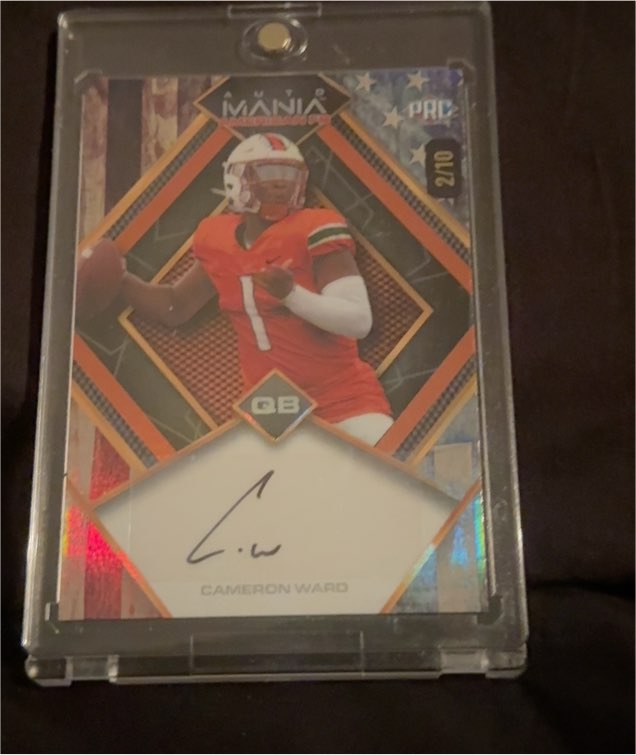 2024 Wild Card Mania #2/10 Cameron Ward — front