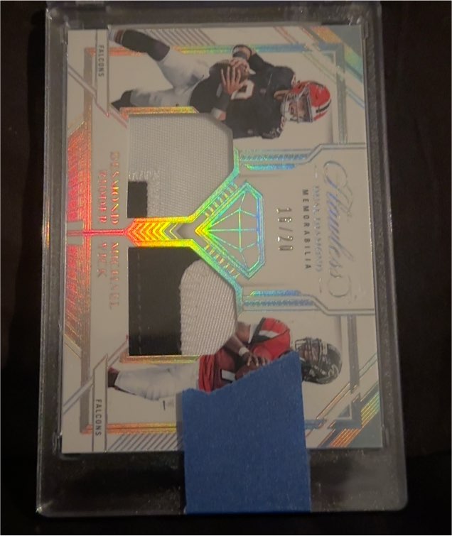 2023 Panini Flawless Dual Diamond #DDM-ATL Desmond Ridder — front