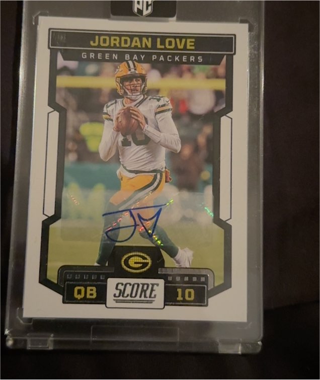 2023 Panini Score #10 Jordan Love — front