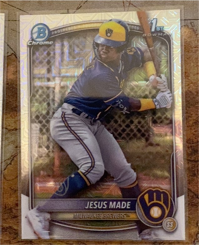 2025 Bowman Chrome #BCP-50 Jesus Made — front