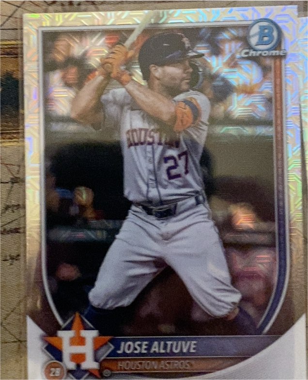 2025 Bowman #63 Jose Altuve — front