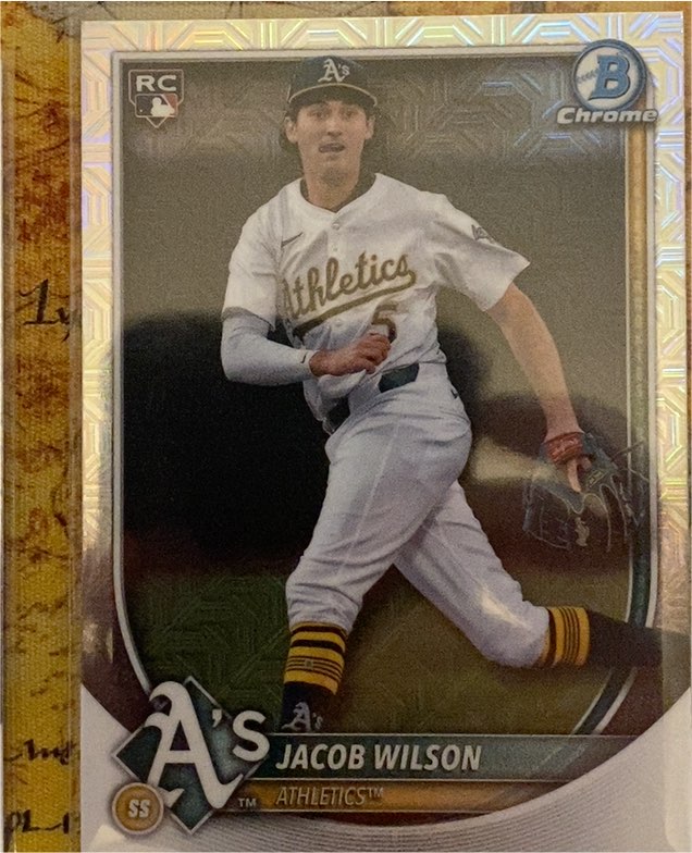 2025 Bowman Chrome #9 Jacob Wilson — front