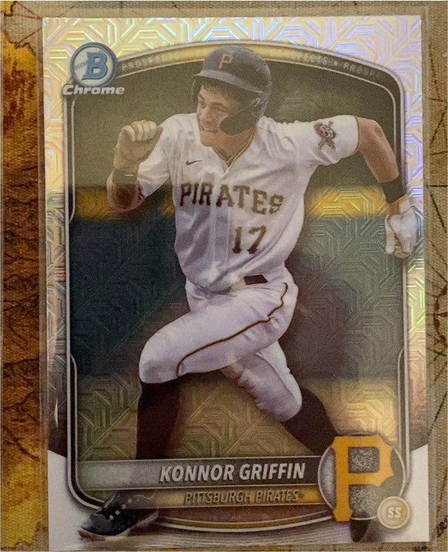 2025 Bowman Chrome Prospects #BCP-86 Konnor Griffin — front