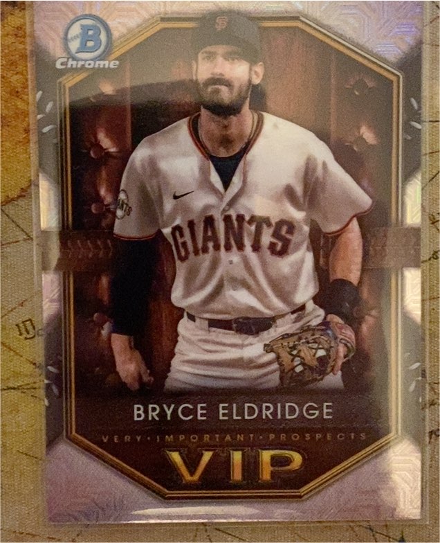 2025 Bowman Chrome #VIP-5 Bryce Eldridge — front