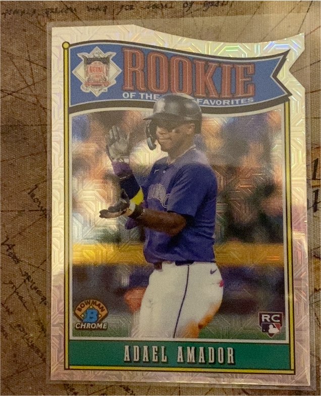 2025 Bowman Chrome #ROY-13 Adael Amador Rookie of the Year Favorites — front