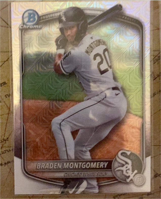 2025 Bowman Chrome #BCP-132 Braden Montgomery — front