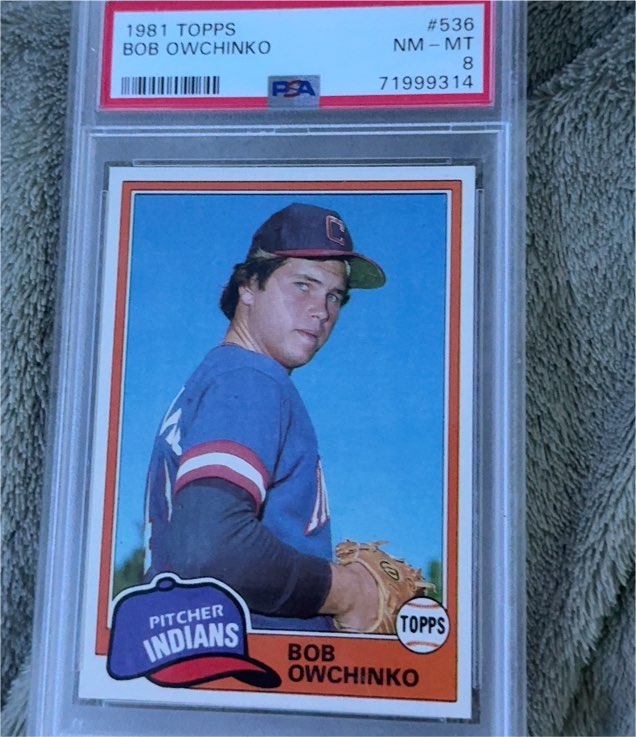 1981 Topps #536 Bob Owchinko — front