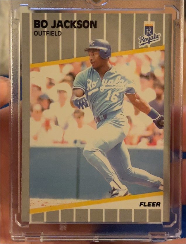 1989 Fleer #285 Bo Jackson — front