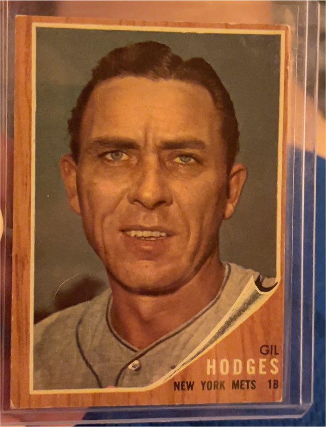 1962 Topps #85 Gil Hodges — front