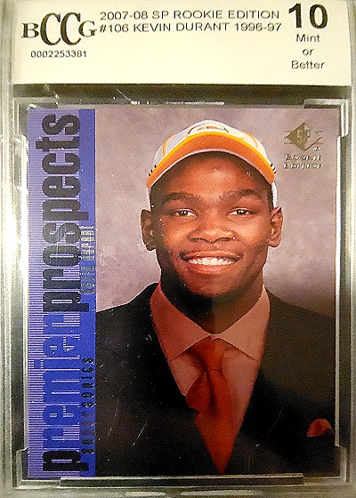 2007-08 Upper Deck SP Rookie Edition #106 Kevin Durant — front