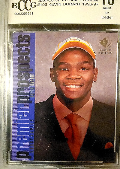 2007 Upper Deck SP Rookie Edition #106 Kevin Durant — front