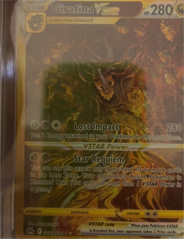 2023 Pokémon Crown Zenith #GG69/GG70 Giratina VSTAR — front