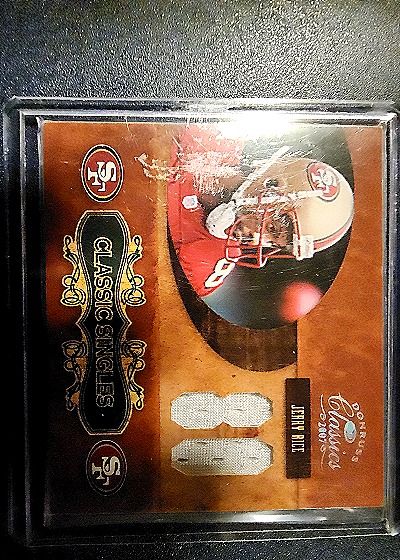 2005 Donruss Classics Classic Singles Jersey #CS-11 Jerry Rice — front