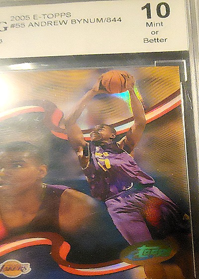 2005 E-Topps #65 Andrew Bynum — front