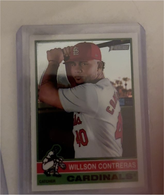 2025 Topps Heritage #218 Willson Contreras — front
