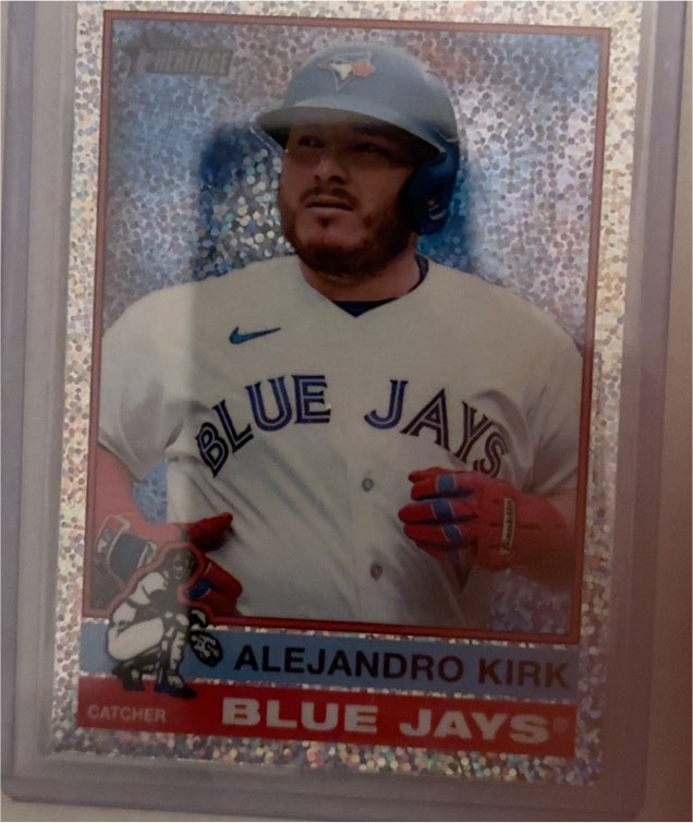 2025 Topps Heritage #489 Alejandro Kirk — front