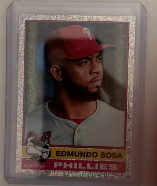 2025 Topps Heritage #250 Edmundo Sosa — front