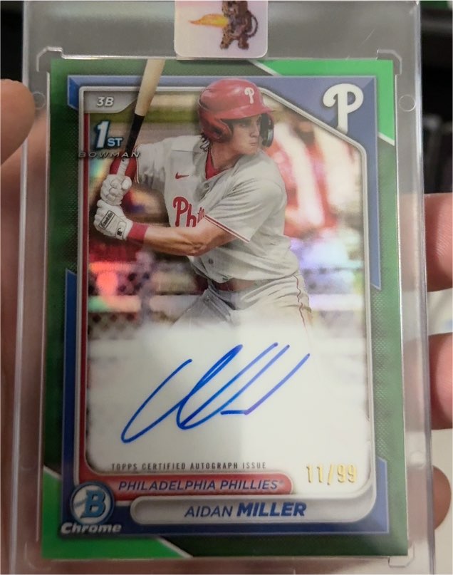 2024 Bowman Chrome #CPA-AMI Aidan Miller — front