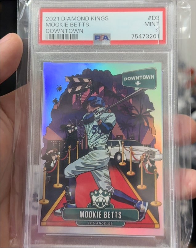2021 Panini Diamond Kings #D3 Mookie Betts Downtown — front