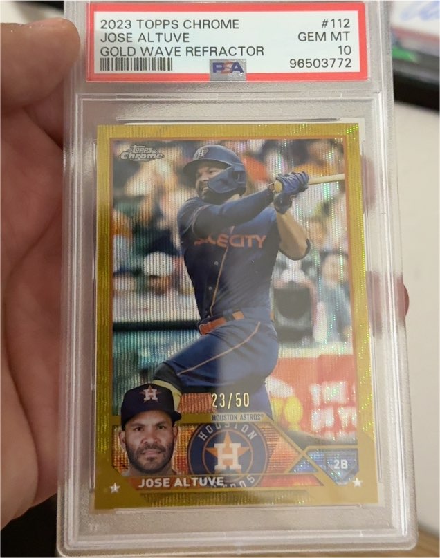 2023 Topps Chrome #112 Jose Altuve — front