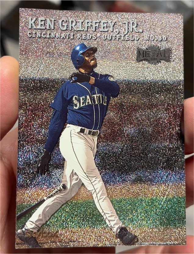 2000 Skybox Metal Universe #76 Ken Griffey Jr. — front