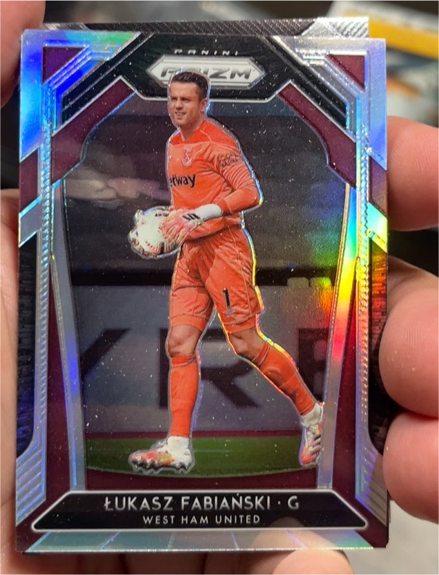 2020-21 Panini Prizm Premier League #181 Łukasz Fabiański — front