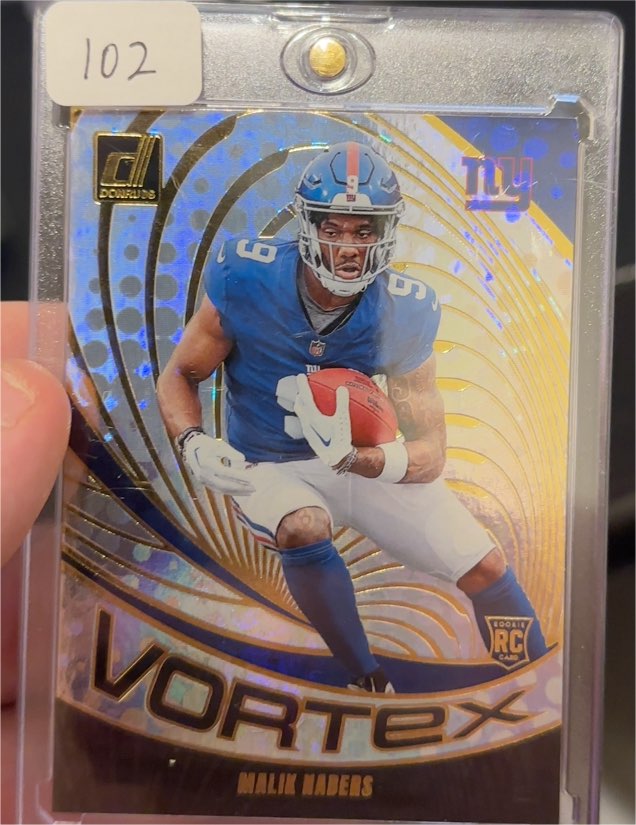 2024 Donruss Vortex #VOR-MNA Malik Nabers — front