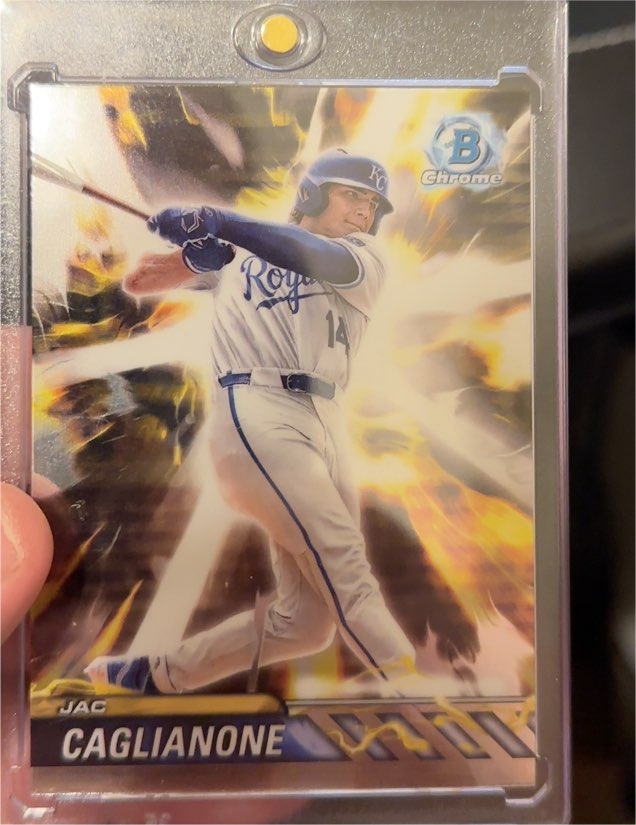 2024 Bowman Chrome Draft #PP-3 Jac Caglianone Plasma Power — front