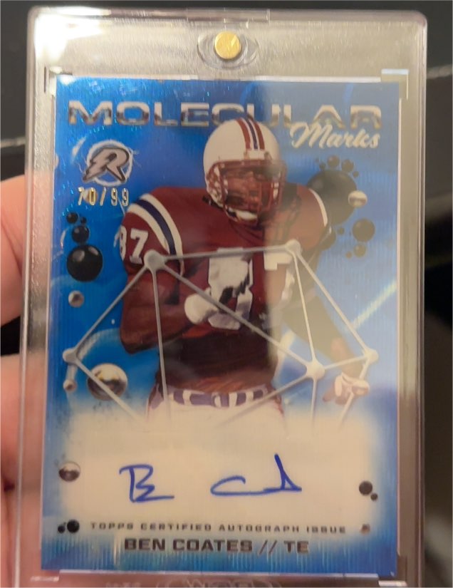 2024 Topps Resurgence Molecular Marks #MM-BC Ben Coates — front