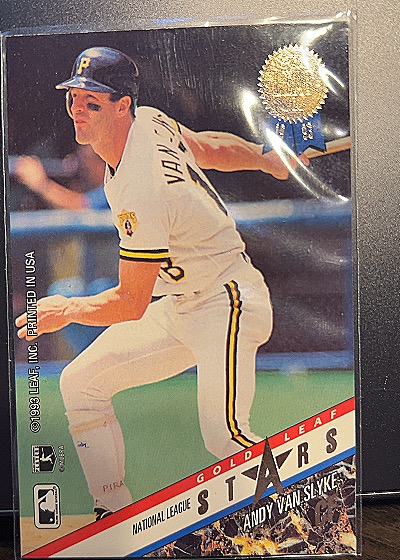1993 Leaf Gold Leaf #7 Andy Van Slyke — front