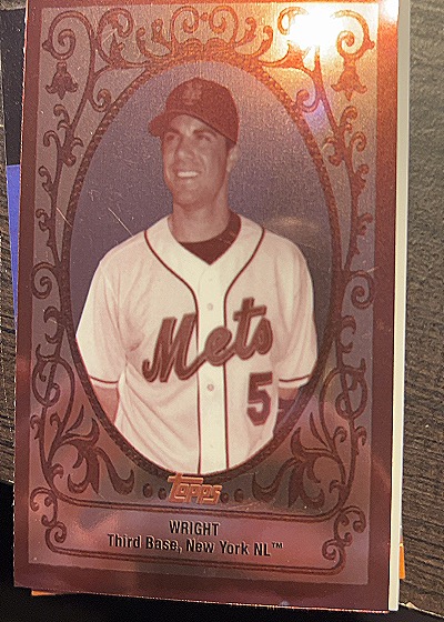 2008 Topps Trading Card History #TCH27 David Wright — front