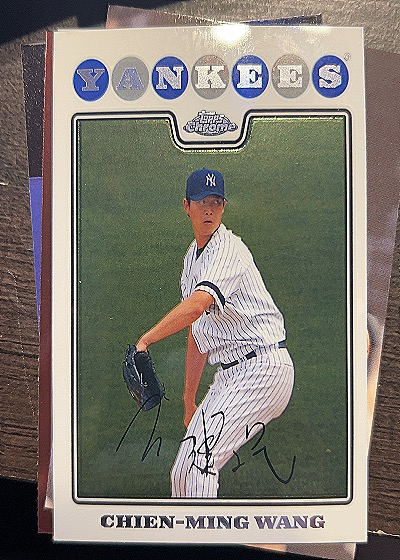 2008 Topps Baseball #81 Chien-Ming Wang — front