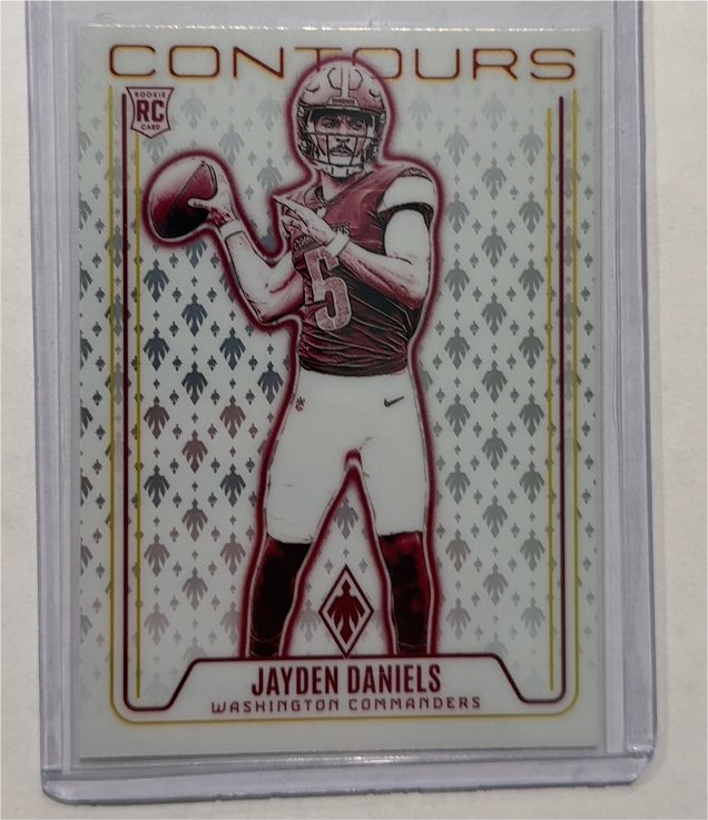 2024 Panini Phoenix Contours #CON-JDS Jayden Daniels — front