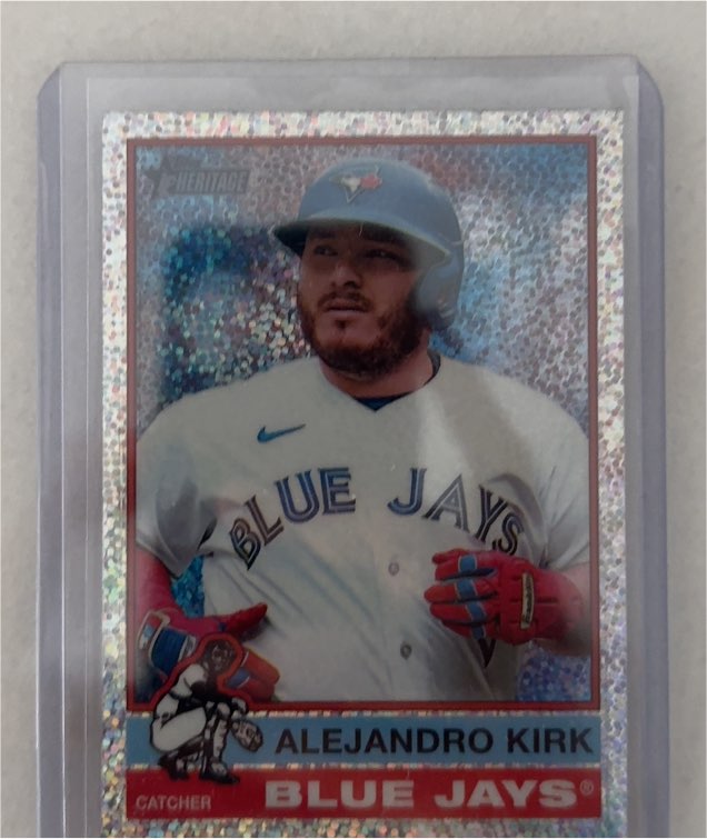 2025 Topps Heritage Chrome #489 Alejandro Kirk — front