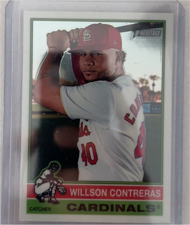 2025 Topps Heritage #218 Willson Contreras — front