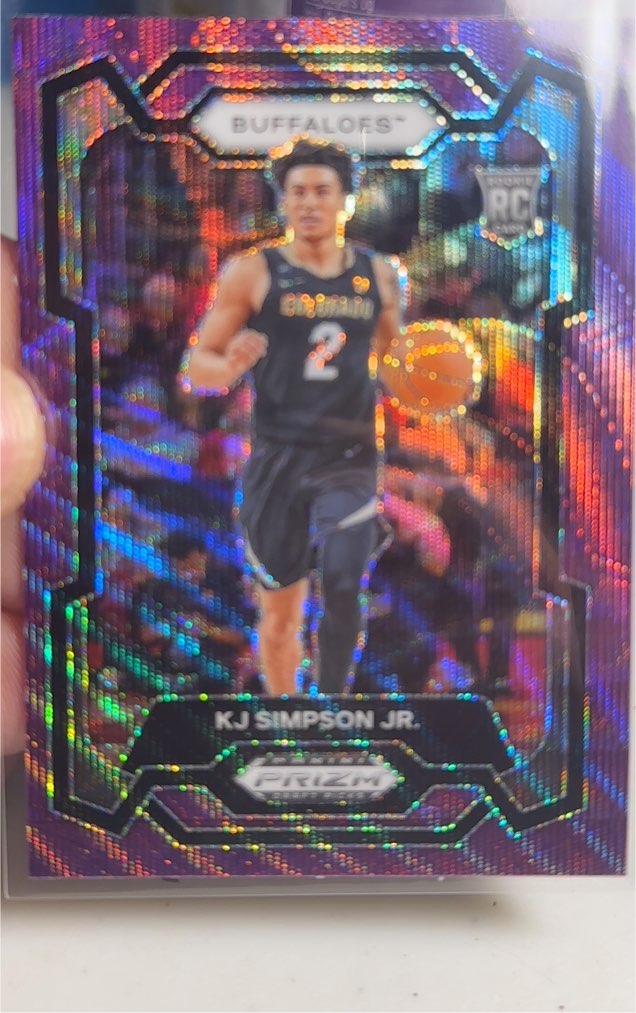 2024 Panini Prizm Draft Picks #93 KJ Simpson Jr. — front