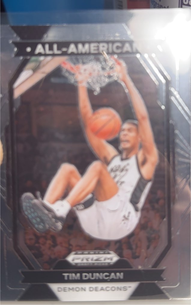 2024-25 Panini Prizm Draft Picks All-American #25 Tim Duncan — front