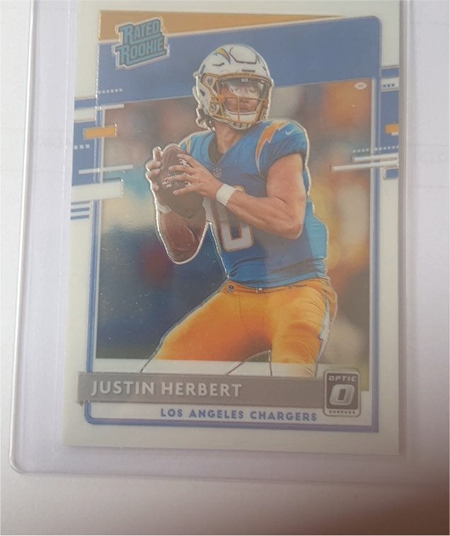 2020 Donruss Optic #153 Justin Herbert — front
