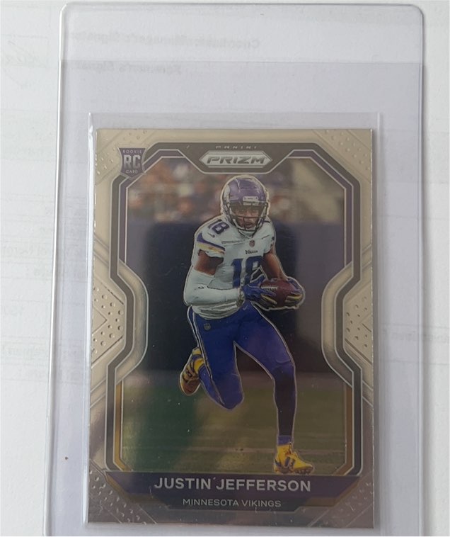 2020 Panini Prizm #398 Justin Jefferson — front