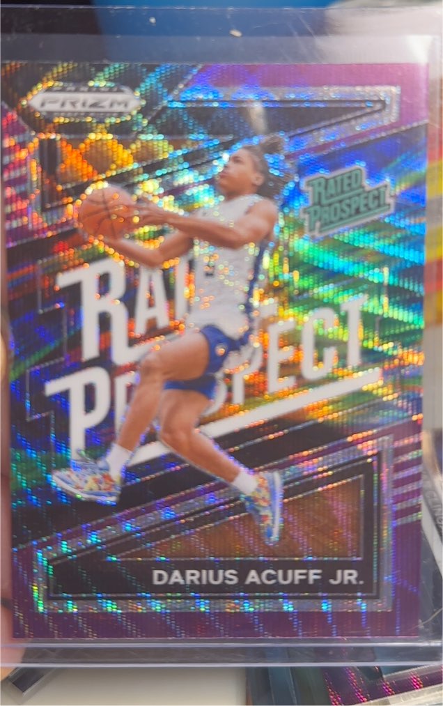 2024 Panini Prizm Draft Picks #7 Darius Acuff Jr. Rated Prospect — front