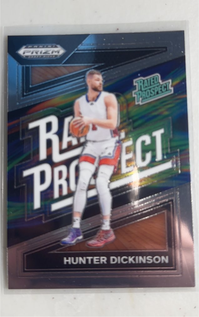 2024 Panini Prizm Draft Picks #5 Hunter Dickinson — front