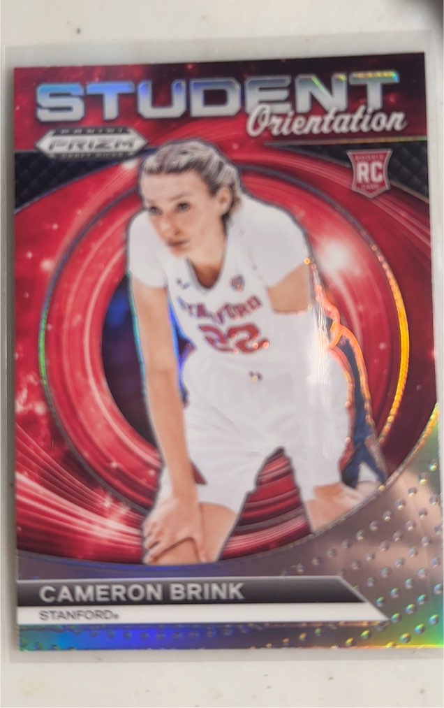 2024 Panini Prizm Draft Picks #3 Cameron Brink Student Orientation — front