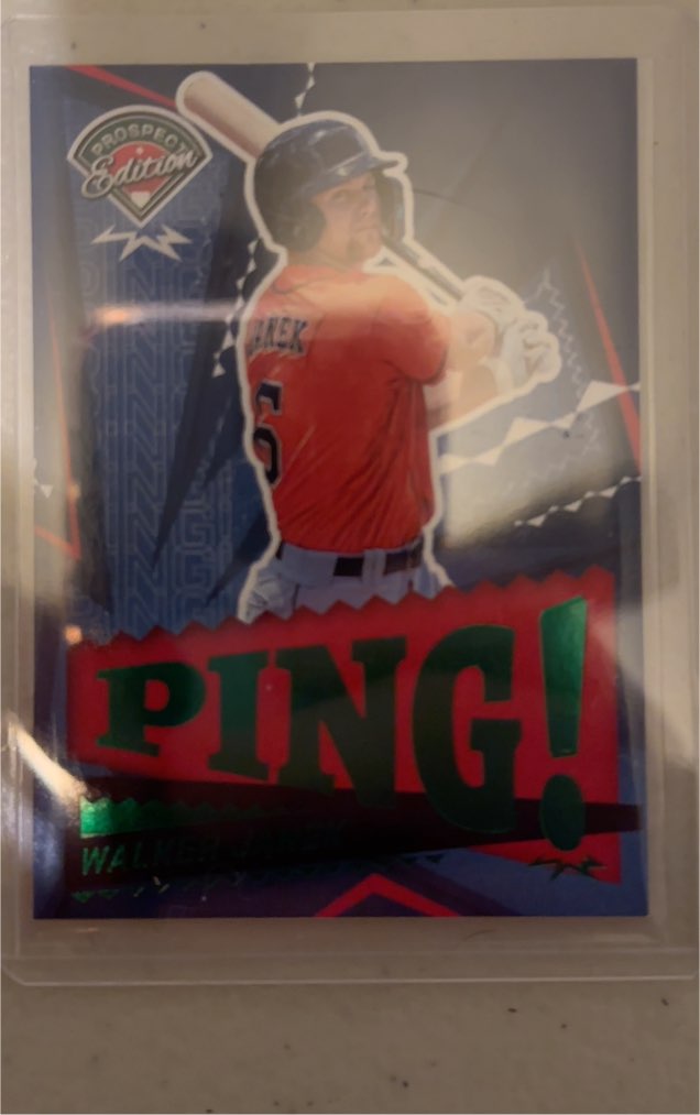 2024 Panini Prospect Edition #20 Walker Janek Ping! — front