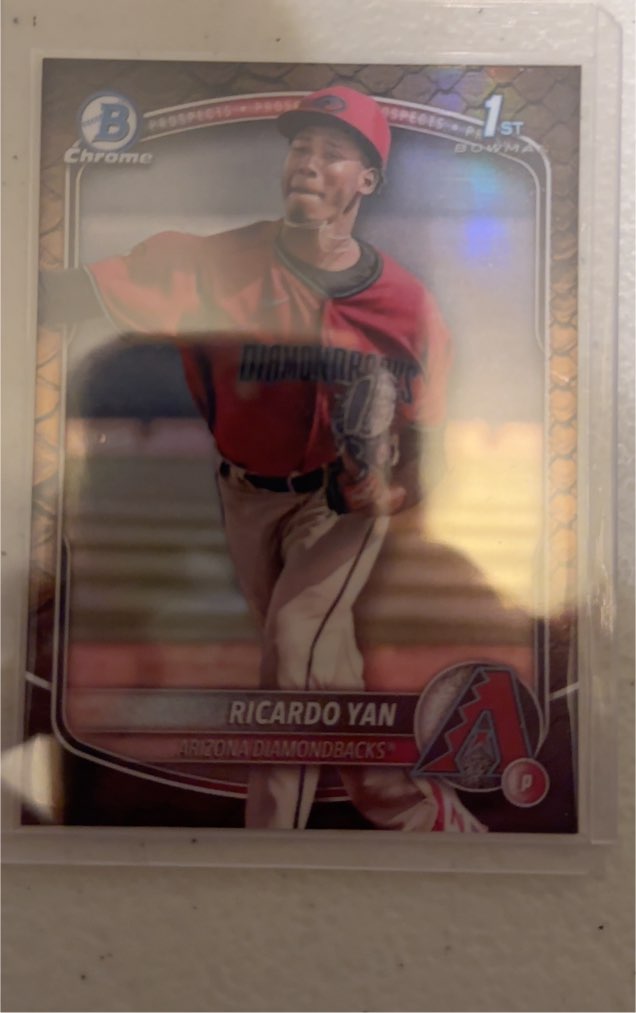 2025 Bowman Chrome Prospects #BCP-31 Ricardo Yan — front