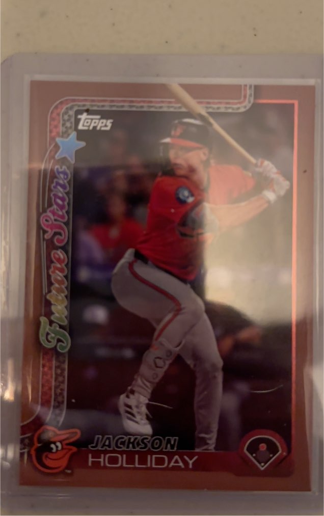 2025 Topps Series 1 #220 Jackson Holliday Future Stars — front