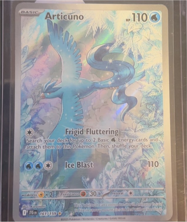 2025 Pokémon Journey Together #161 Articuno — front